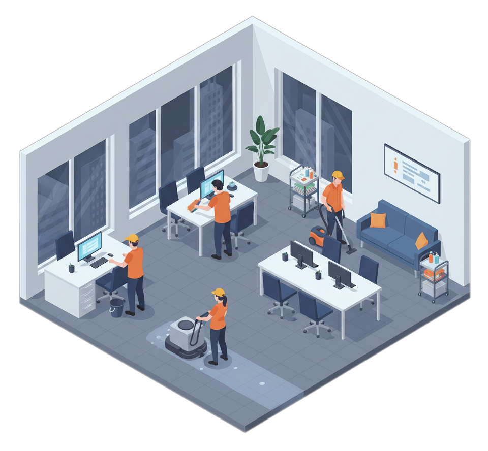 Unterhaltsreinigung in Essen & NRW - Royal Facility Service